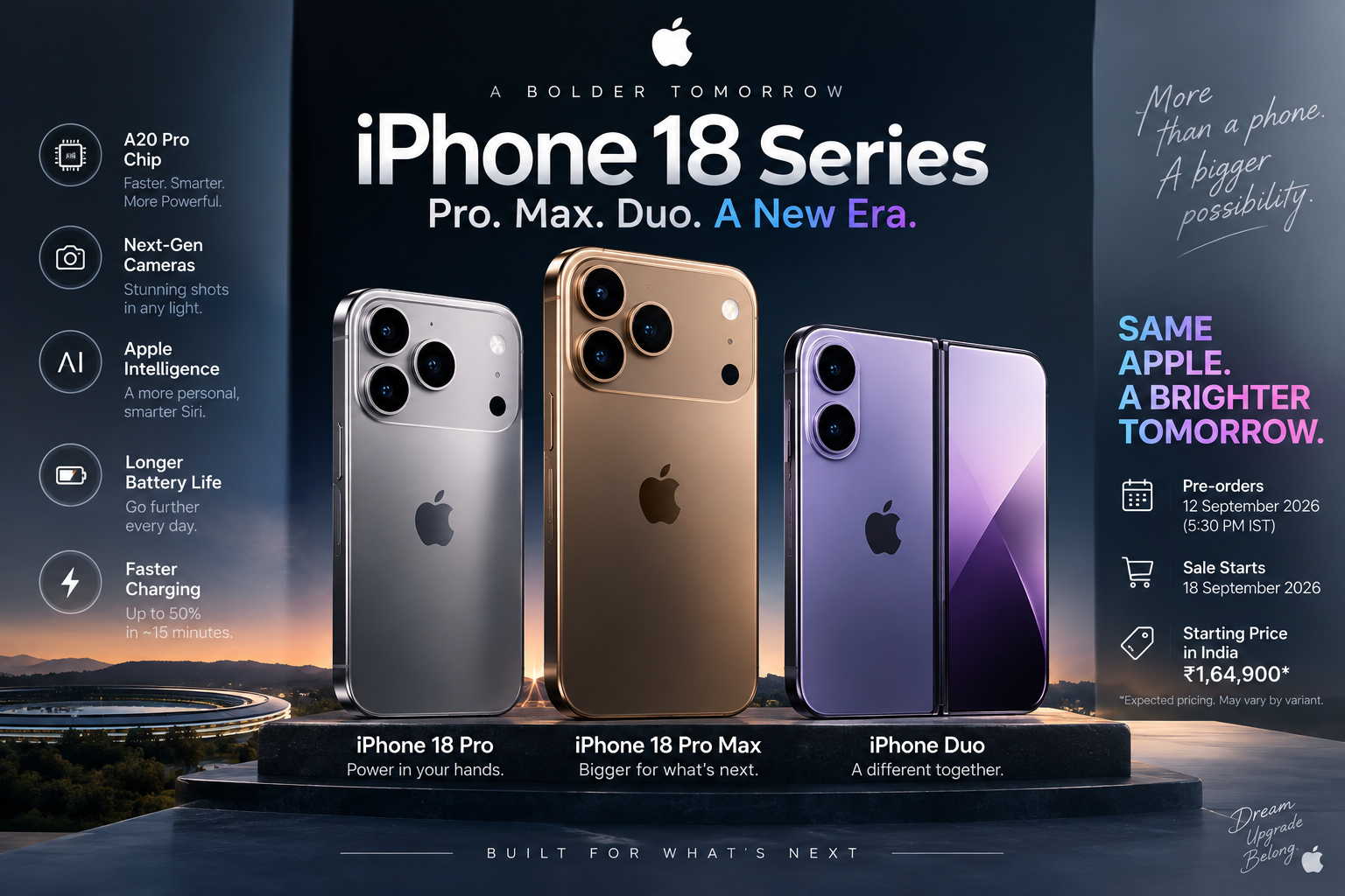 iPhone 18 Series & iPhone Duo Launched: Price, Features & Sale Date in India